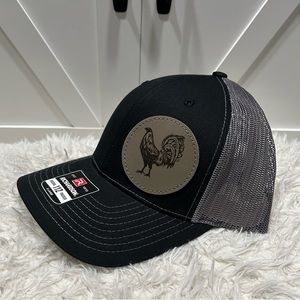 Gallo Giro Rooster. Laser engraved trucker Richardson 112 hat.